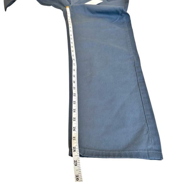 Esby Apparel NWT Shane Pant Marine Blue Size 30 Slim Straight Leg Cotton Twill - Picture 7 of 11